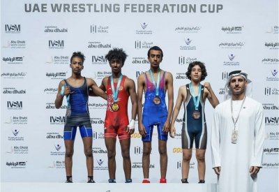 مشاركة إيجابية لفريق البحرين للمصارعة في بطولة كأس اتحاد الإمارات