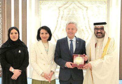 السلوم والفضالة يؤكدان أهمية توطيد العلاقات مع البرلمان الأوروبي وفق رؤية جلالة الملك المعظم