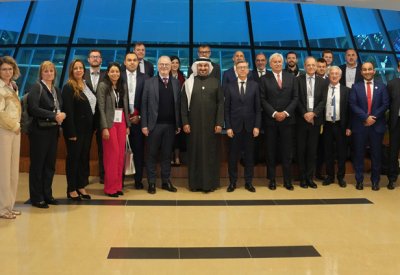 وزير الصناعة والتجارة يجتمع برئيس جمعية المشروعات الفرنسية "ميديف إنترناشيونال"