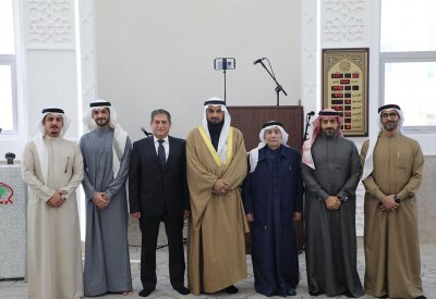 رئيس مجلس الأوقاف السنية يفتتح مسجد محمد بن محمد أحمدي في مدينة شرق الحد