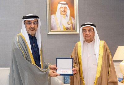 سمو الشيخ محمد بن مبارك آل خليفة يستقبل الرئيس التنفيذي لهيئة المعلومات والحكومة الإلكترونية