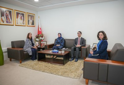 الرئيس التنفيذي للمستشفيات الحكومية تستقبل سفيرة الجمهورية التركية لدى مملكة البحرين