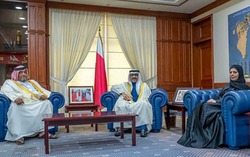 وزير التربية والتعليم يستقبل سفير دولة قطر لدى مملكة البحرين