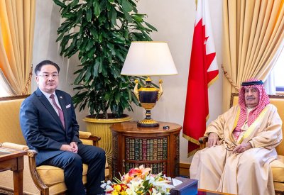 سمو الشيخ علي بن خليفة يستقبل السفير التايلندي لدى مملكة البحرين