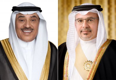 سمو ولي العهد رئيس مجلس الوزراء يتلقى برقية شكر جوابية من ولي عهد دولة الكويت