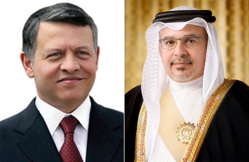 سمو ولي العهد رئيس مجلس الوزراء يتلقى برقية شكر جوابية من العاهل الأردني