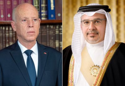 سمو ولي العهد رئيس مجلس الوزراء يهنئ الرئيس التونسي بذكرى الاستقلال