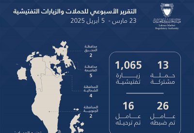 هيئة تنظيم سوق العمل: ترحيل 16 عاملاً مخالفًا خلال أسبوعين