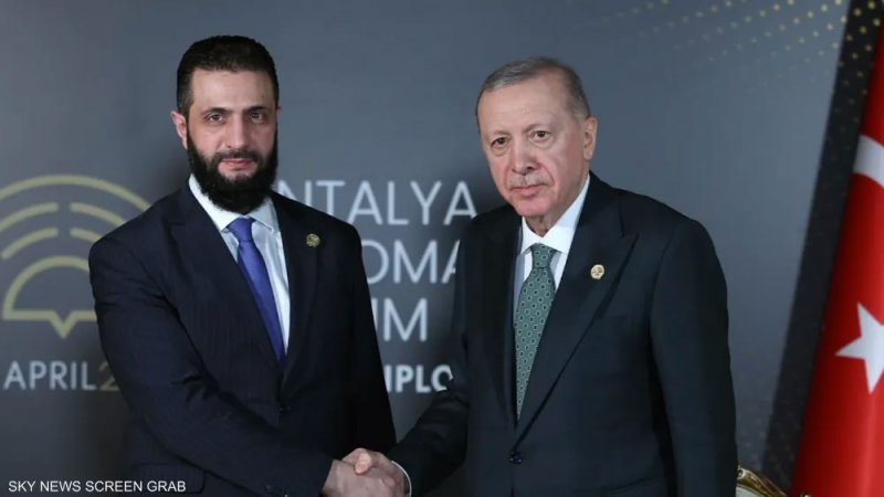 أردوغان خلال لقاء الشرع يتحدث عن "السنوات القادمة"