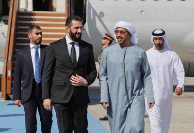 الرئيس السوري يصل إلى الإمارات العربية المتحدة