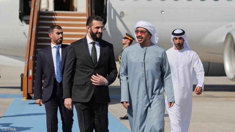 الرئيس السوري يصل إلى الإمارات العربية المتحدة