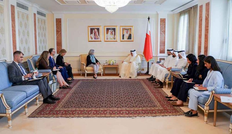  وزير الخارجية يستقبل وفدًا من الكونغرس الأمريكي