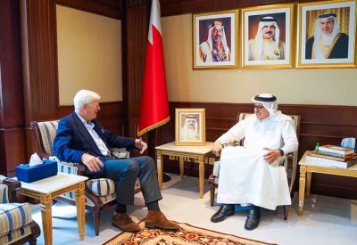 وزير الخارجية يستقبل المستشار السابق لشؤون الشرق الأوسط بوزارة الدفاع البريطانية