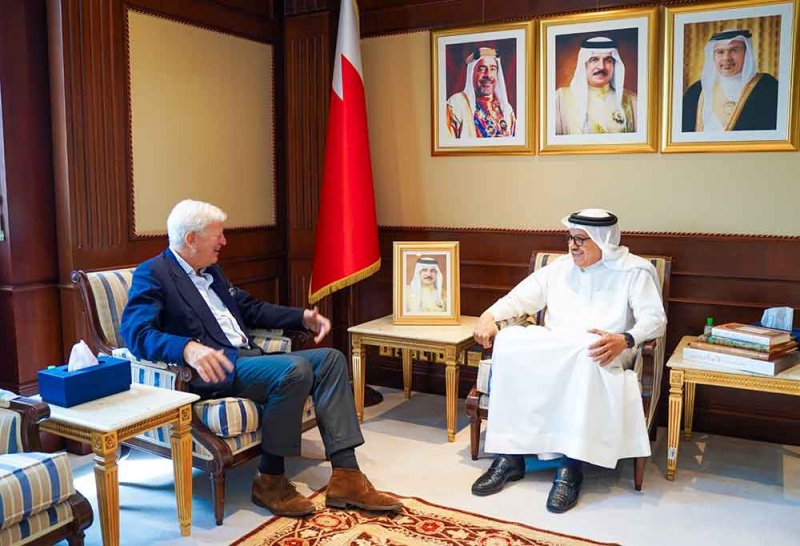 وزير الخارجية يستقبل المستشار السابق لشؤون الشرق الأوسط بوزارة الدفاع البريطانية