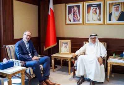 وزير الخارجية يستقبل سفير جمهورية ألمانيا الاتحادية لدى مملكة البحرين