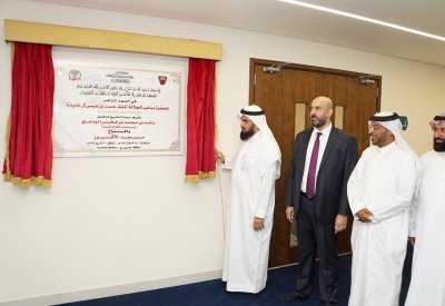 رئيس مجلس الأوقاف السنية يفتتح مسجد مجمع الأفنيوز