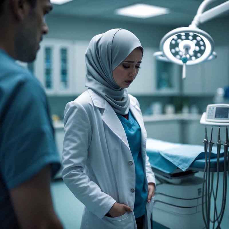 تعويض طبيبة أسنان بـ 400 دينار عن سبها من مديرها