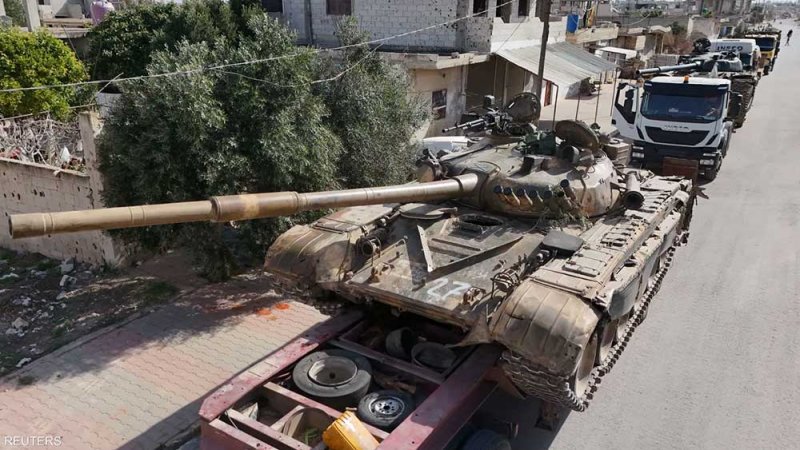 جرحى مدنيون بقصف لحزب الله على بلدة في حمص