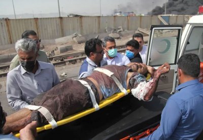 "لم يخمد بعد".. ارتفاع حصيلة ضحايا انفجار ميناء "رجائي" بإيران