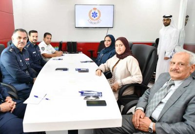 إدارة الأدلة المادية بالنيابة العامة تبحث تعزيز التعاون مع مركز الإسعاف الوطني