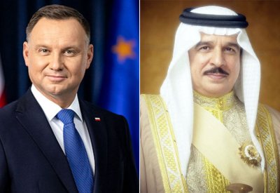 جلالة الملك المعظم يهنئ رئيس جمهورية بولندا بذكرى يوم الدستور