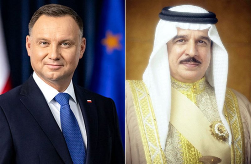 جلالة الملك المعظم يهنئ رئيس جمهورية بولندا بذكرى يوم الدستور