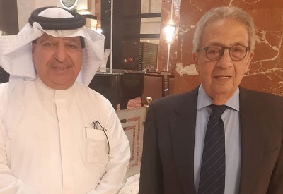 الكاتب الصحفي جمال الياقوت وعمرو موسى يستعيدان ذكريات لقاءات المنامة في القاهرة