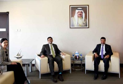 رئيس المؤسسة الوطنية لحقوق الإنسان يستقبل نائب رئيس البعثة الأمريكية في البحرين