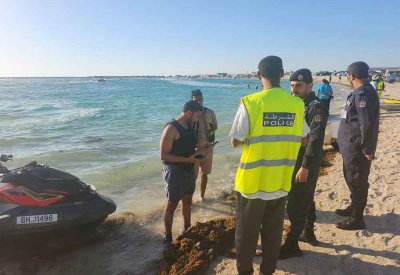 خفر السواحل تنفذ حملة تفتيشية وتوعوية في ساحل خليج البحرين