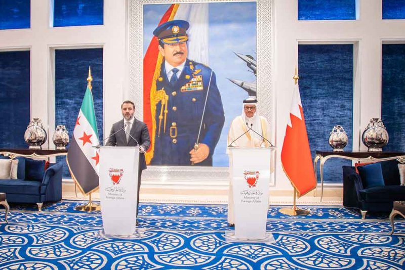 البحرين تؤكد دعمها لرفع العقوبات عن سوريا وتعزيز التعاون في الإعمار