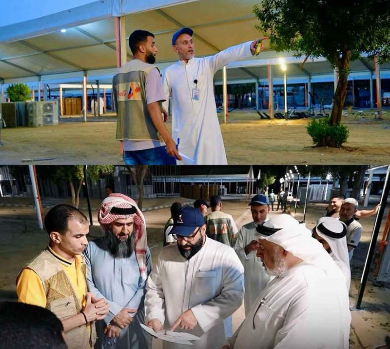 بعثة مملكة البحرين للحج تتفقد تجهيزات مخيمات الحجاج في منى وعرفات