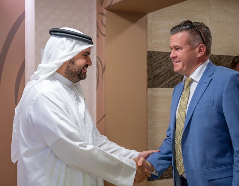 سمو الشيخ عيسى بن علي يستقبل رئيس الوكالة الدولية لمكافحة المنشطات