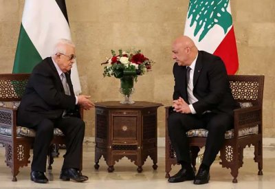 الرئيسان اللبناني والفلسطيني: زمن السلاح الخارج عن سلطة الدولة اللبنانية "انتهى"