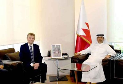 وزير النفط والبيئة يستقبل سفير مملكة إسبانيا لدى مملكة البحرين والمقيم في الكويت