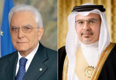 سمو ولي العهد رئيس مجلس الوزراء يهنئ رئيس جمهورية إيطاليا بذكرى العيد الوطني