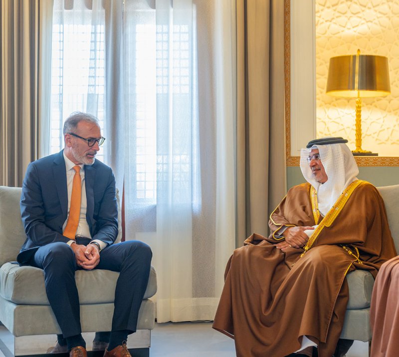 سمو ولي العهد رئيس مجلس الوزراء يؤكد أن ما تشهده العلاقات البحرينية الألمانية من تطورٍ وتقدمٍ متنامٍ يجسد عمق الشراكة والتعاون المشترك