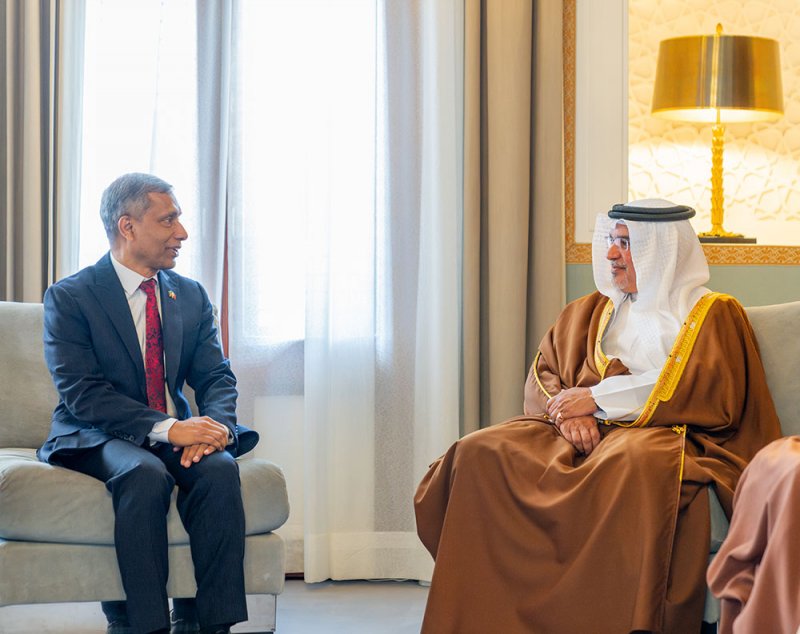 سمو ولي العهد رئيس مجلس الوزراء: حرص متبادل على مواصلة تعزيز العلاقات بين مملكة البحرين وجمهورية بنغلاديش الشعبية بما يحقق التطلعات المشتركة للبلدين