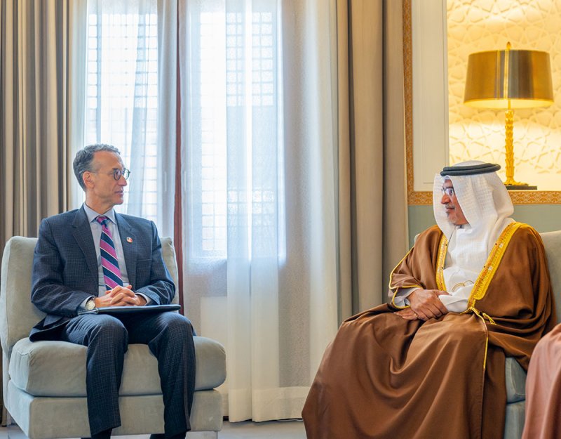 سمو ولي العهد رئيس مجلس الوزراء: علاقات استراتيجية راسخة تربط بين مملكة البحرين والولايات المتحدة الأميركية