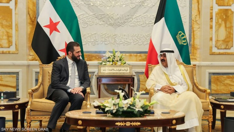 أمير الكويت والرئيس السوري يبحثان سبل دعم العلاقات الثنائية