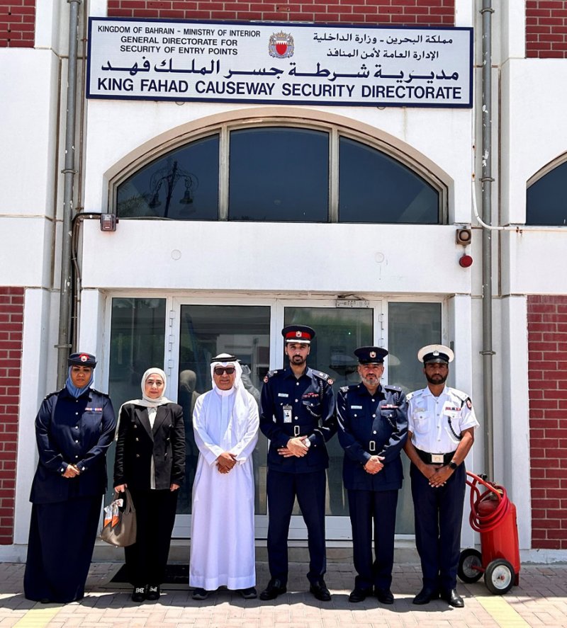 "حقوق الإنسان" تتفقد الخدمات المقدمة للموقوفين بشرطة جسر الملك فهد