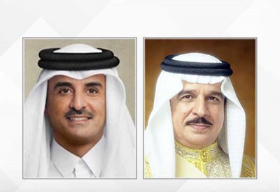 جلالة الملك المعظم يتبادل التهاني مع سمو أمير دولة قطر بمناسبة عيد الأضحى المبارك