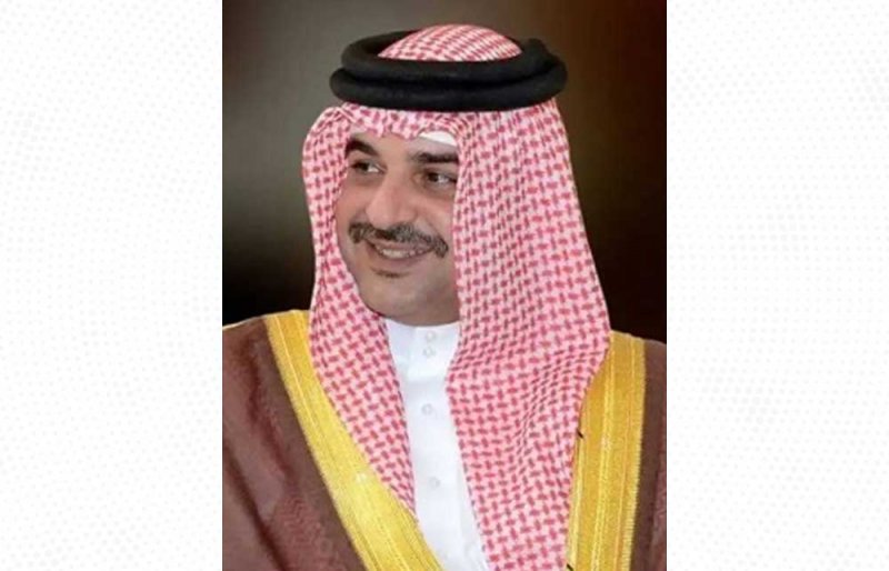 سمو الشيخ عيسى بن سلمان بن حمد يتلقى برقية تهنئة من سمو الشيخ عبدالله بن حمد آل خليفة