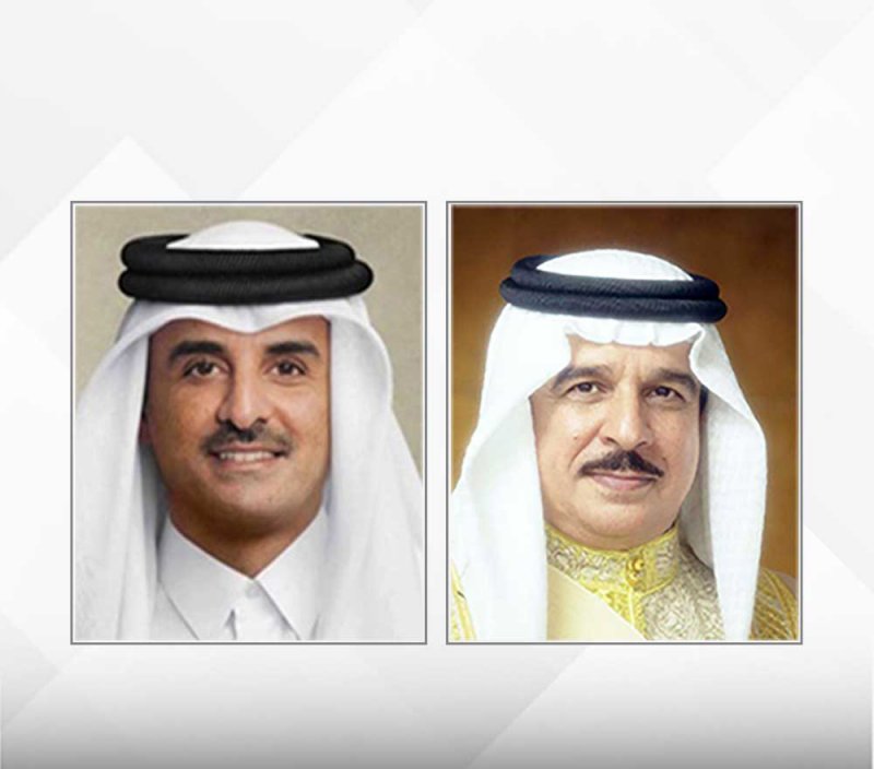 جلالة الملك المعظم يتبادل التهاني مع سمو أمير دولة قطر بمناسبة عيد الأضحى المبارك