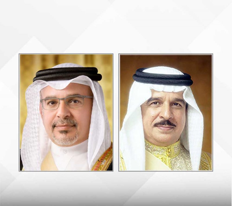 جلالة الملك المعظم يتبادل التهاني مع سمو ولي العهد رئيس الوزراء