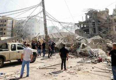 قوة من الجيش اللبناني تدخل ضاحية بيروت.. وتفتش مبنى