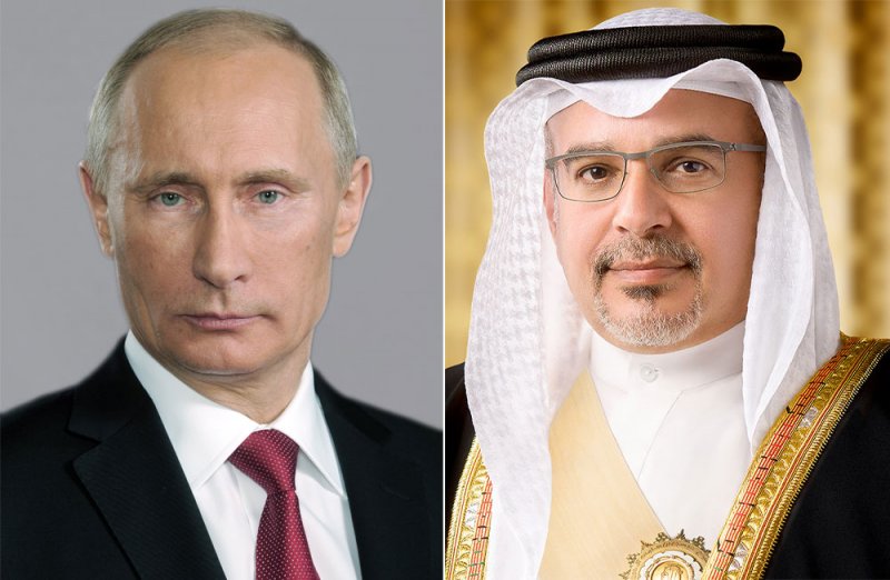 سمو ولي العهد رئيس مجلس الوزراء يهنئ الرئيس الروسي بذكرى اليوم الوطني