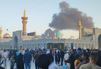 بالفيديو: إسرائيل تستهدف مطار مشهد