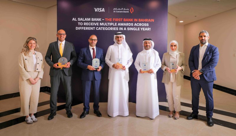 إنجاز غير مسبوق: بنك السلام أول من يحصد 5 جوائز من Visa خلال عام واحد في البحرين