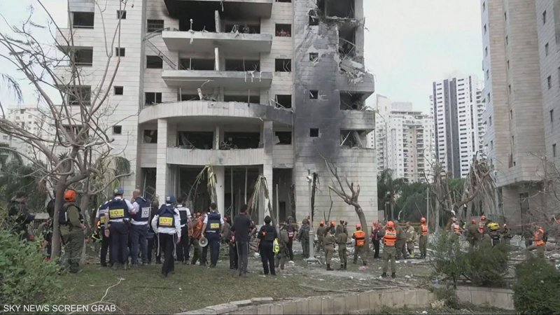5 قتلى ومئات الجرحى في أعنف هجوم إيراني على إسرائيل