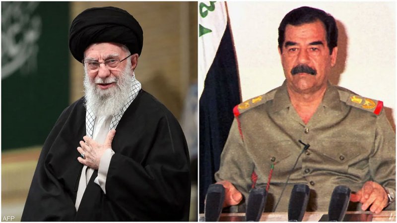 وزير الدفاع الإسرائيلي يحذر خامنئي بمصير مشابه لصدام حسين